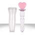 Crystal Heart Of Glass Wand and Vase - Pink - Ns Novelties