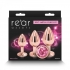 Rear Assets Rose Gold Pink Gem Trainer Kit - Ns Novelties