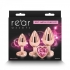 Rear Assets Rose Gold Pink Heart Trainer Kit - Ns Novelties