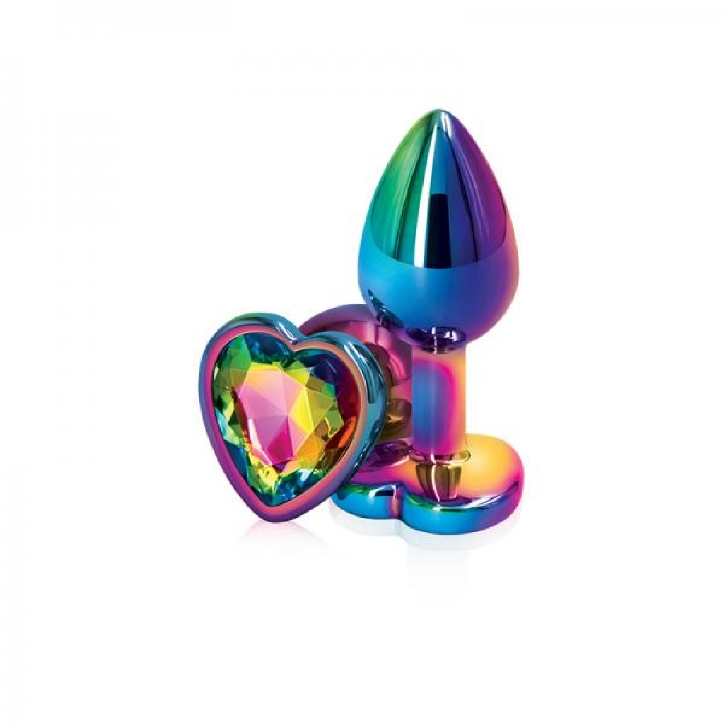 Rear Assets Multicolor Heart Small Rainbow - Ns Novelties