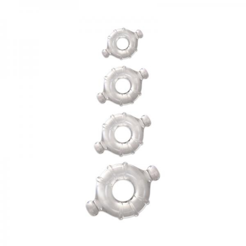 Renegade Vitality Rings Clear 4 Pack - Ns Novelties