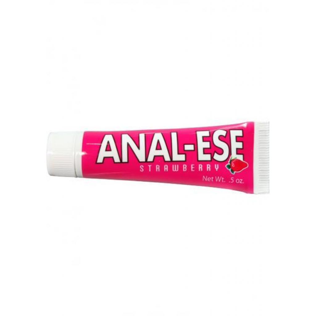 Anal Ese Flavored Lubricant Strawberry .5oz - Nasstoys