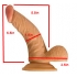 All American Whopper With Balls 6.5 Inches Dildo Beige - Nasstoys