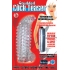 Studded Cock Teaser Penis Extension With Bullet Vibrator Clear - Nasstoys