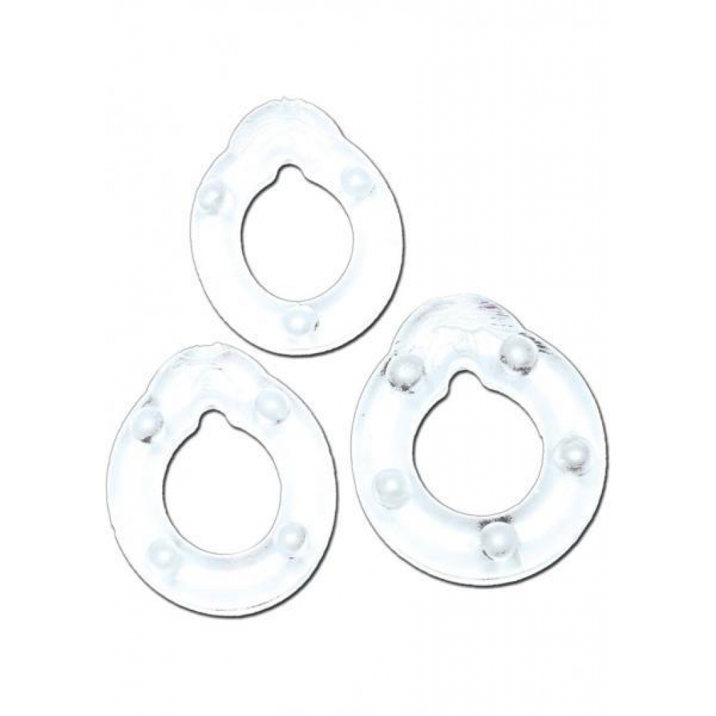 All American Triple Rings - Clear - Nasstoys