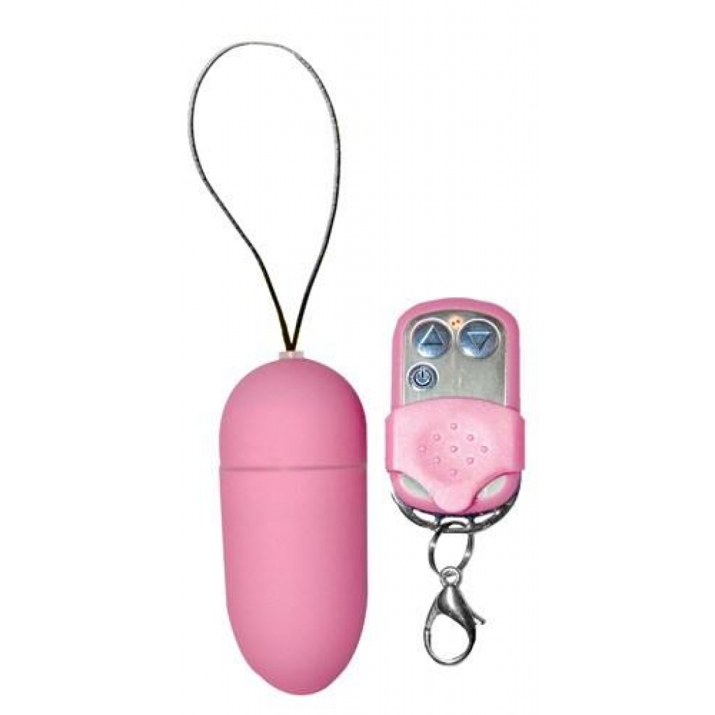 Power Bullet Vibrator With Remote Control Pink - Nasstoys