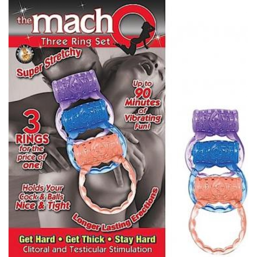 Macho Collection Three Ring Set - Nasstoys