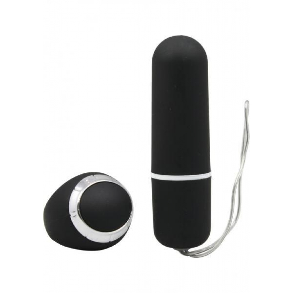 Power Ring Remote Mini Slim Bullet Black - Nasstoys