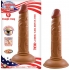 Latin American Mini Whopper 5 inches Straight Dong Brown - Nasstoys