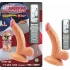 Mini Whoppers Vibrating Dong With Balls 4 inches Beige - Nasstoys
