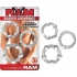 Beaded C Rings Clear 3 Pack - Nasstoys
