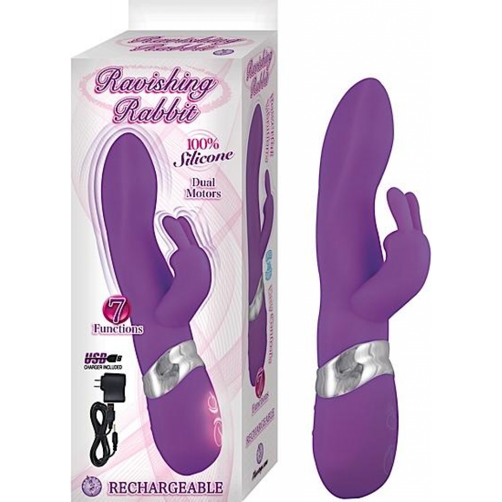 Ravishing Rabbit Purple Vibrator - Nasstoys