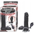 Vibrating Inflatable Dong - Black - Nasstoys
