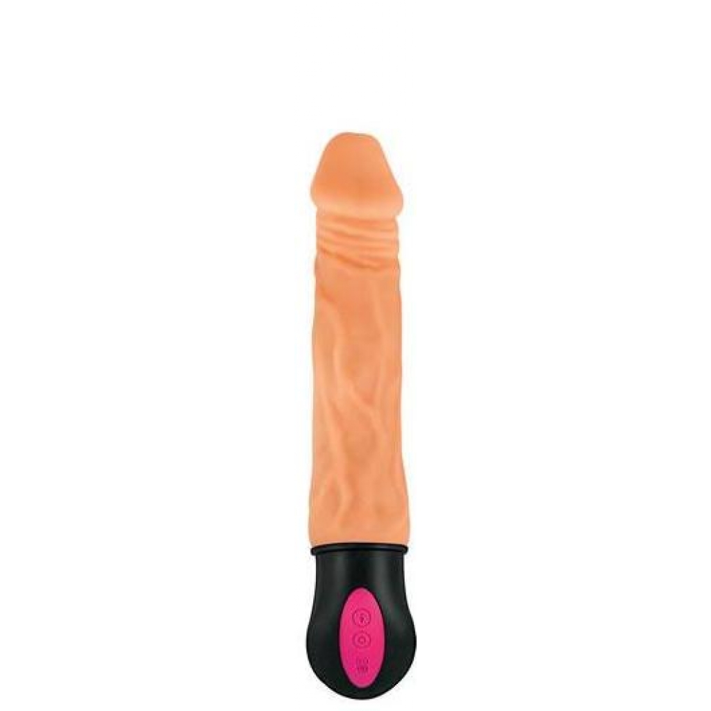 Natural Realskin Hot Cock #1 7 inches Dildo Beige - Nasstoys