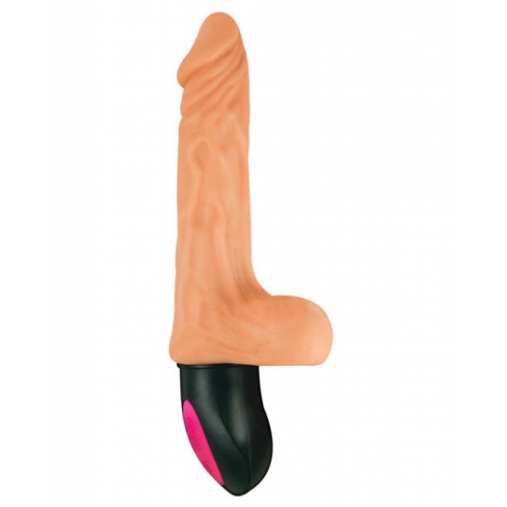 Natural Realskin Hot Cock #2 6.5 inches Beige - Nasstoys