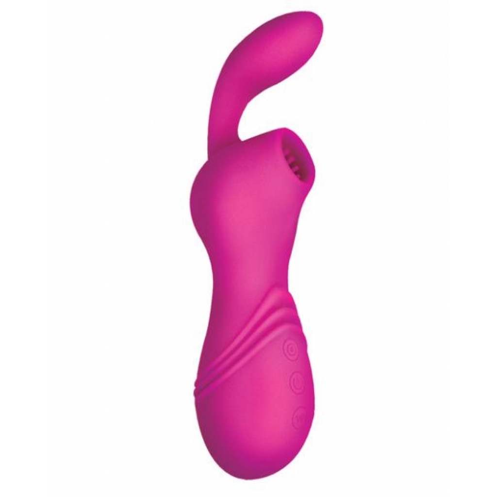 Infinitt Suction Massager Two Pink Vibrator - Nasstoys