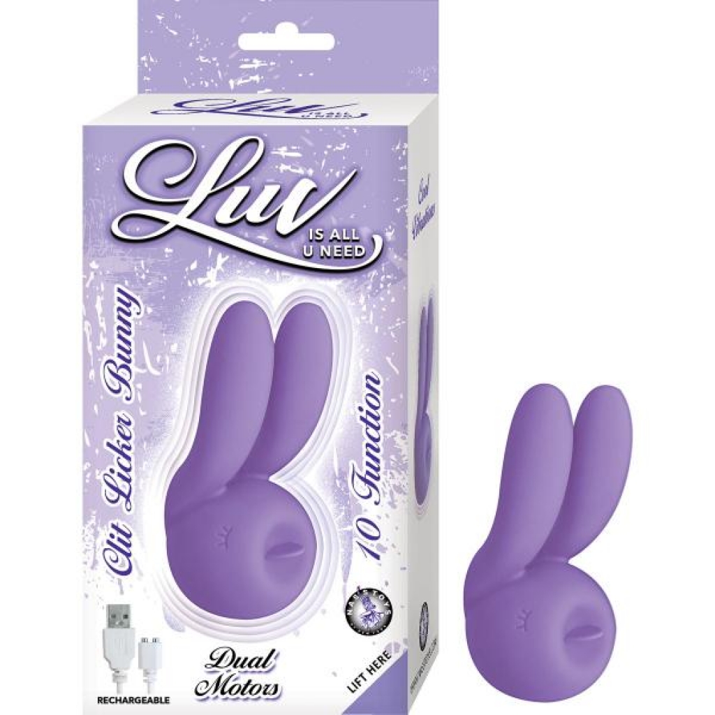 Luv Clit Licker Bunny Purple - Nasstoys