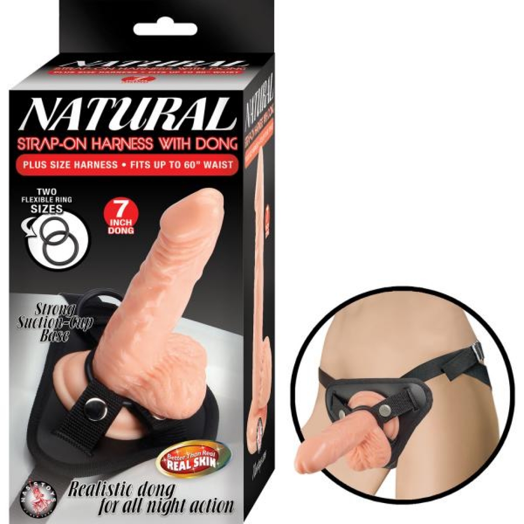 Natural Strap-on Harness W/ Dong - Nasstoys