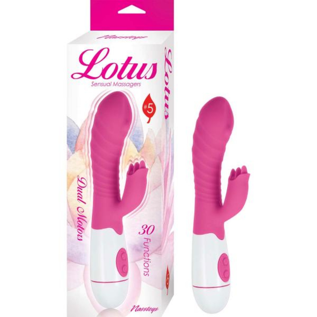 Lotus Sensual Massagers #5 Pink - Nasstoys