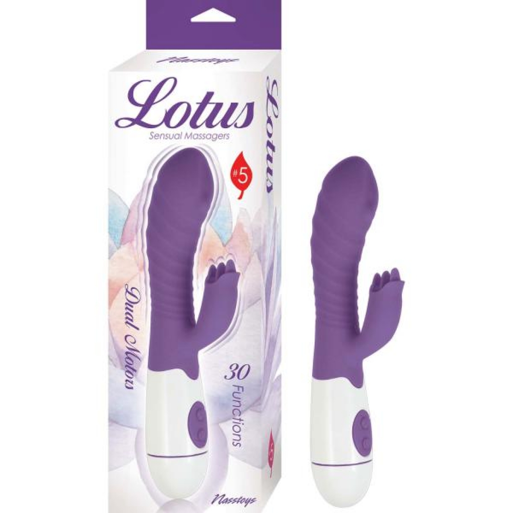 Lotus Sensual Massagers #5 Purple - Nasstoys