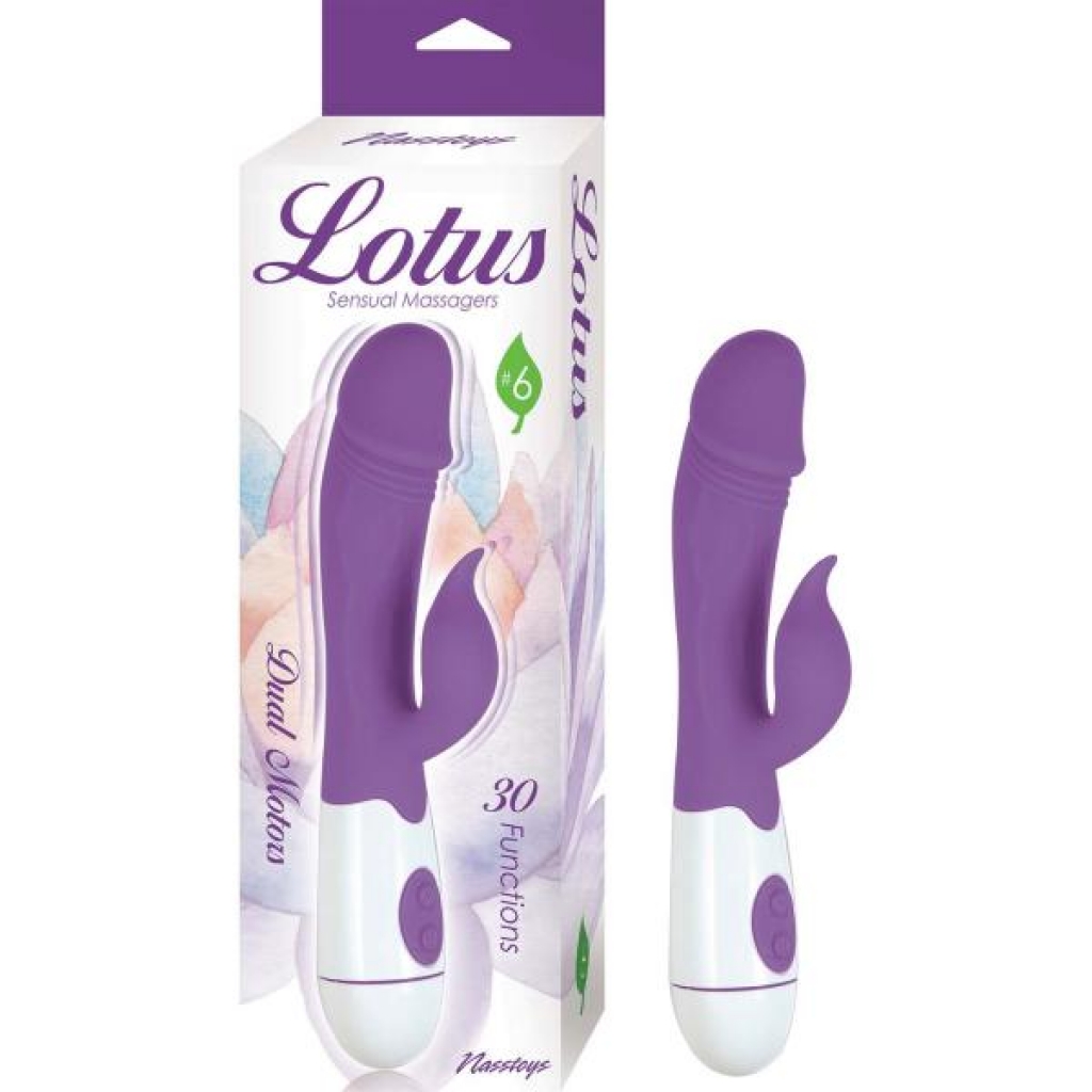 Lotus Sensual Massagers #6 Purple - Nasstoys