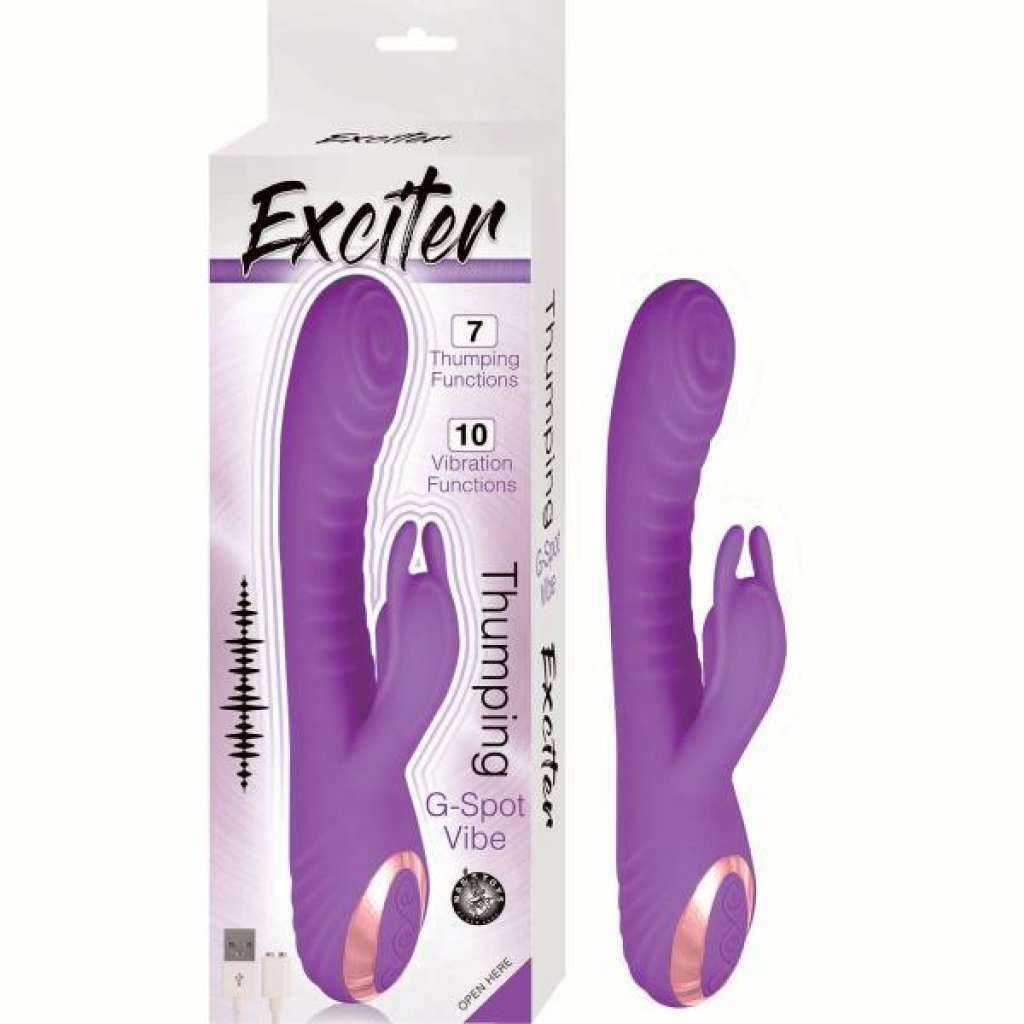Exciter Thumping G-spot Vibe Purple - Nasstoys