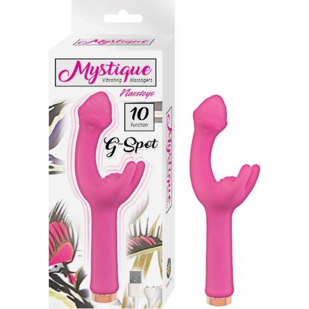 Mystique Vibrating G-spot Pink - Nasstoys