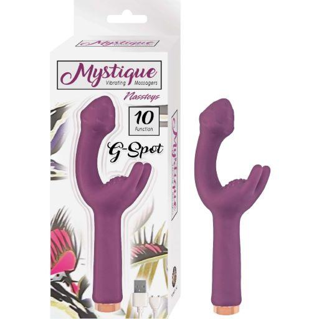 Mystique Vibrating G-spot Eggplant - Nasstoys