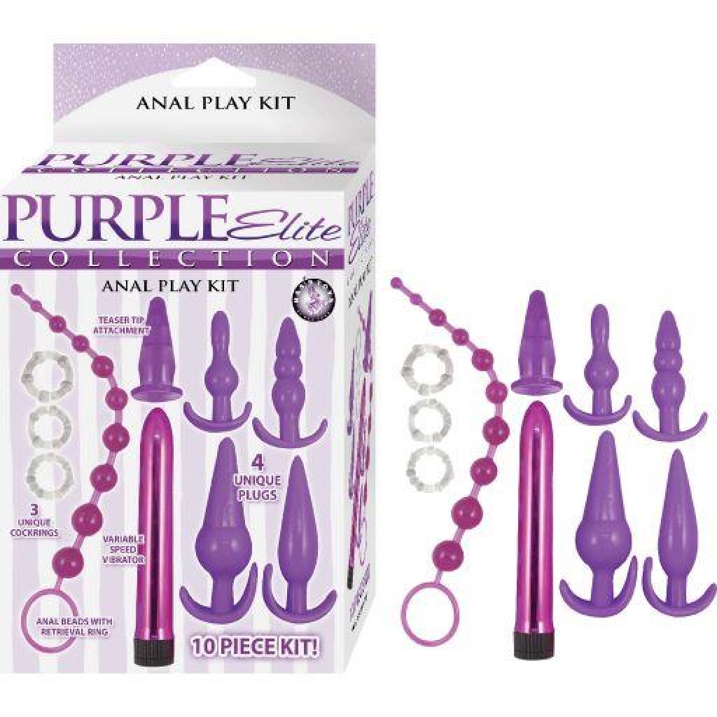 Purple Elite Collection Anal Play Kit Purple - Nasstoys