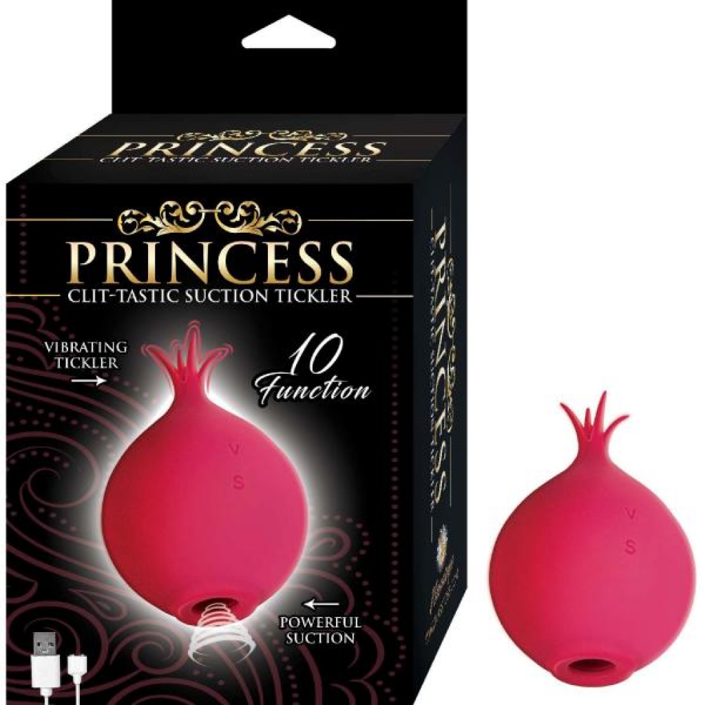 Princess Clit-tastic Suction Tickler Red - Nasstoys