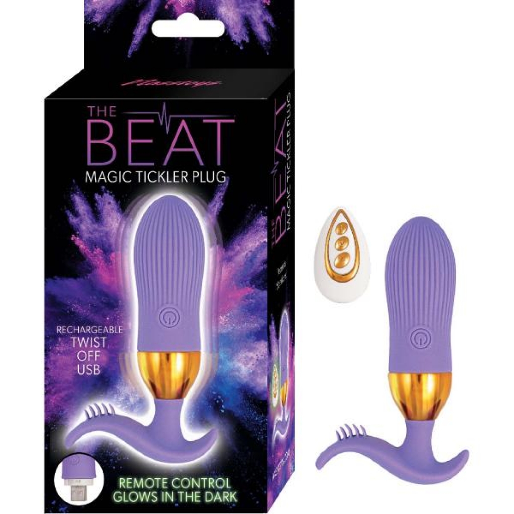 The Beat Magic Tickler Plug Purple - Nasstoys