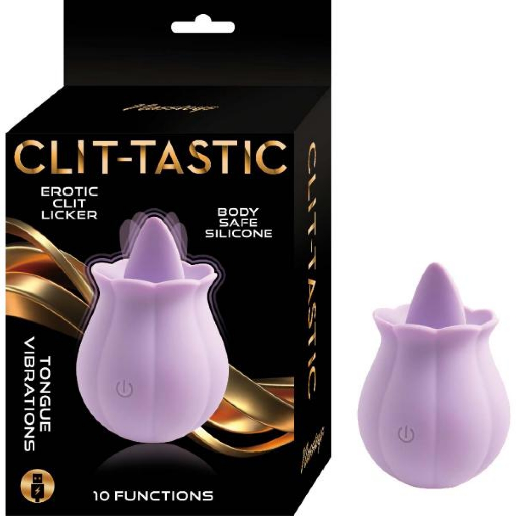 Clit-tastic Erotic Clit Licker Lavender - Nasstoys