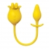 Clit-tastic Tulip Finger Massager & Plug Yellow - Nasstoys