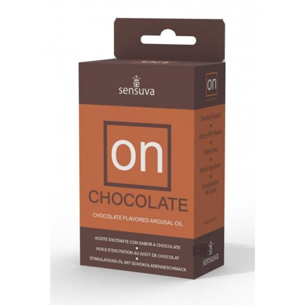 On Chocolate Arousal Oil 5ml Medium Box - Sensuva