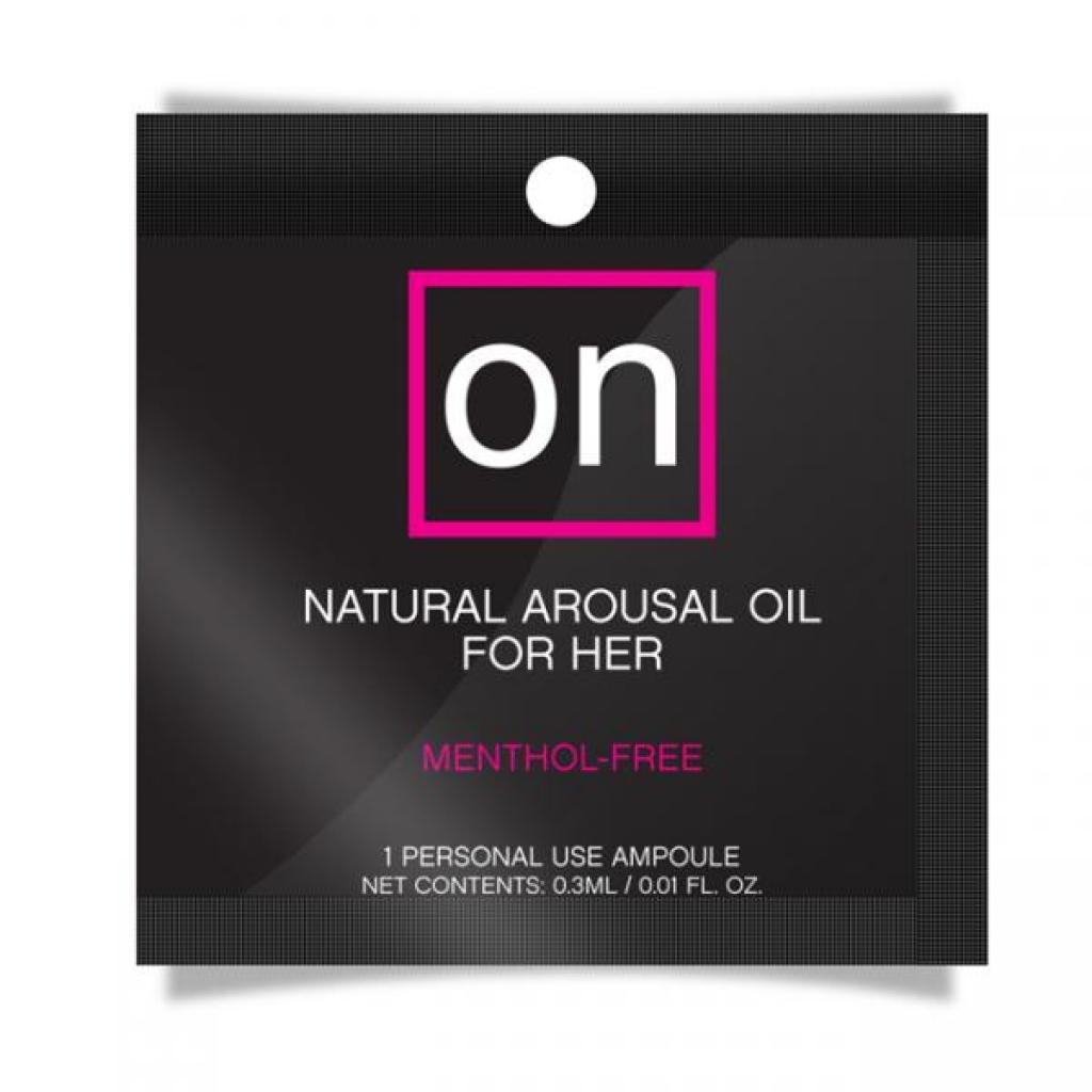 On Natural Arousal Oil Foil Pack - Sensuva
