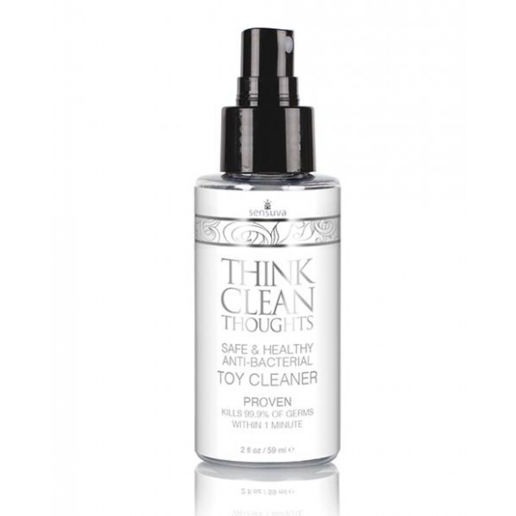 Think Clean Thoughts Toy Cleaner 2 Fl Oz - Sensuva