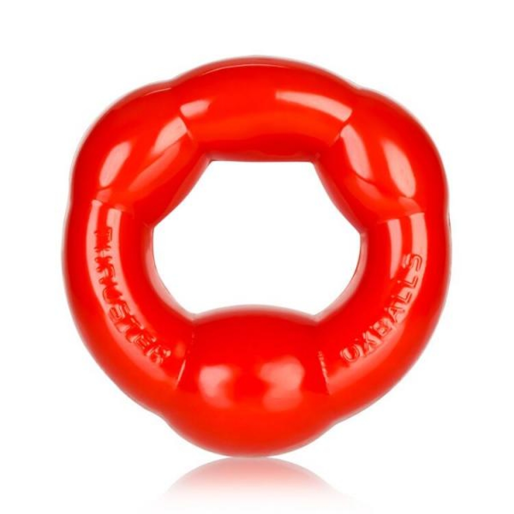 Thruster Cockring Oxballs Red - Blue Ox Designs