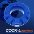 Cock-lug Lugged Cockring Marine Blue (net) - Oxballs