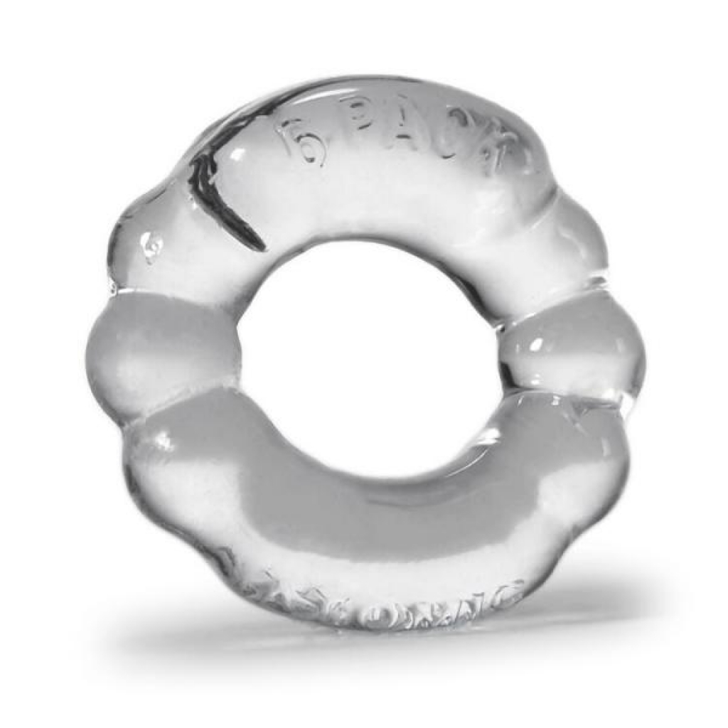 The Six Pack Cockring Clear - Blue Ox Designs