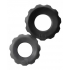 Hunkyjunk Cog 2-size C-ring Tar/stone (net) - Oxballs