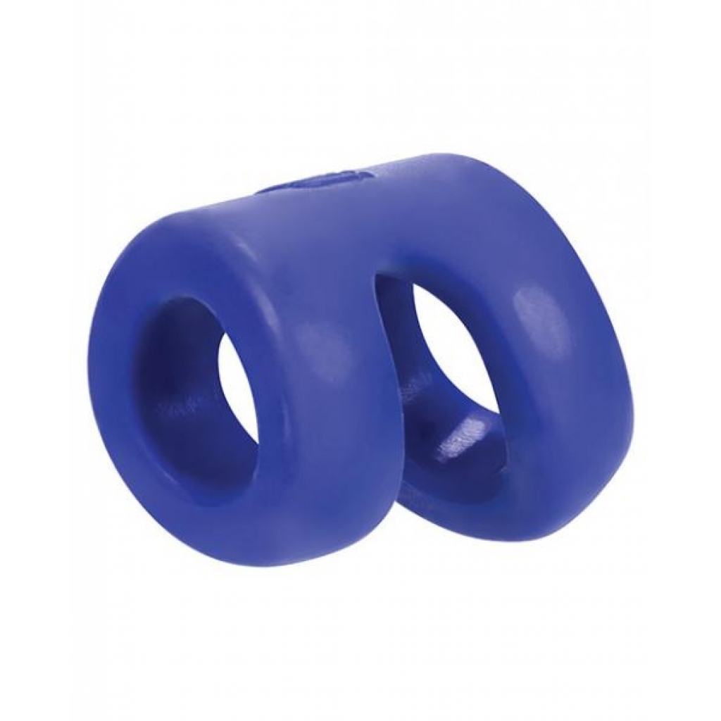 Hunky Junk Connect Cock Ball Tugger Blue - Oxballs 