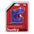 Hunky Junk Connect Cock Ball Tugger Blue - Oxballs 