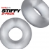 Stiffy 2-pack C-rings Clear Ice (net) - Oxballs