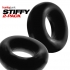 Stiffy 2-pack C-rings Tar Ice (net) - Oxballs