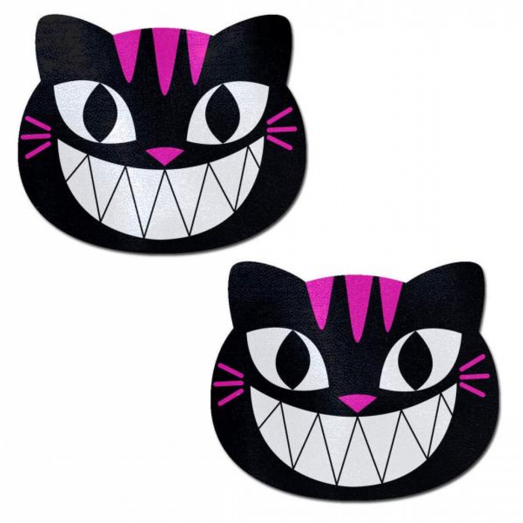 Pastease Black & Pink Cheshire Kitty Cat Pasties - Pastease