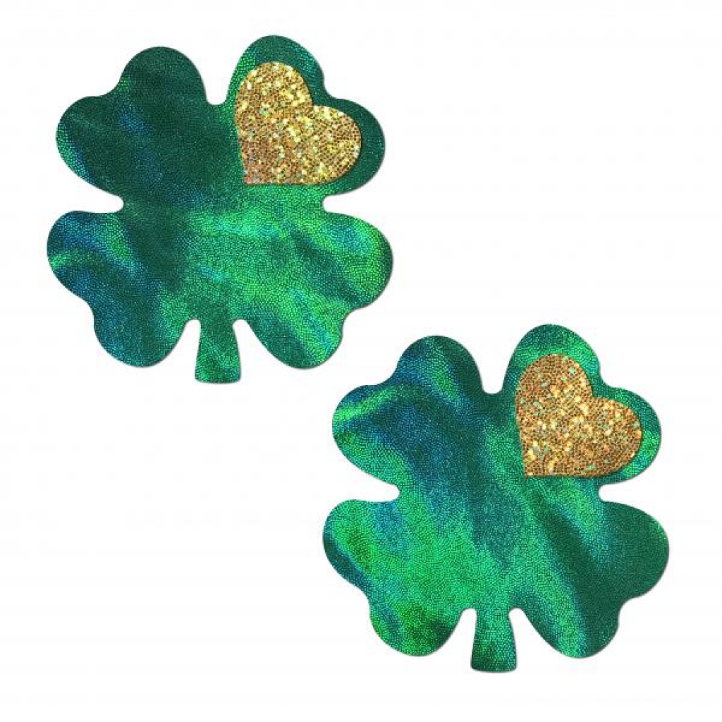 Pastease Holographic Green Clover Full Coverage - Pastease