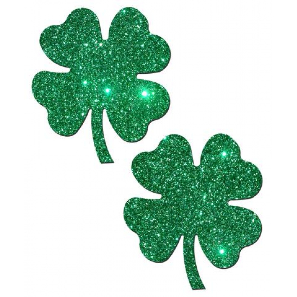 Four Leaf Clover Shamrock Green Pasties O/S - Pastease