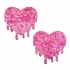 Pastease Pink Melty Heart Shattered Glass Disco Ball - Pastease
