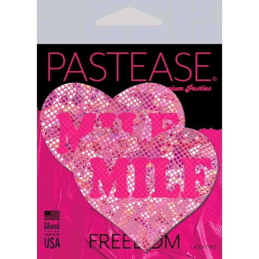 Pastease Love Milf Neon Pink Disco Heart - Pastease