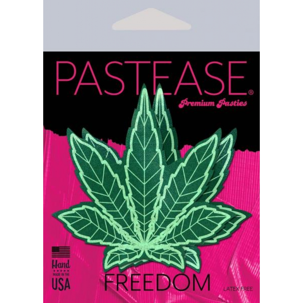 Pastease Indica Pot Leaf Green Holographic Weed - Pastease